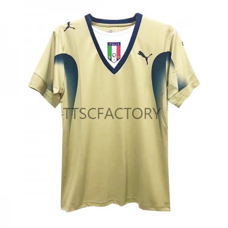 Fotballdrakt Italia 2006 Keeper Retro Hjemmetrøye Kortermet